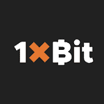 1xBit logo on dark background