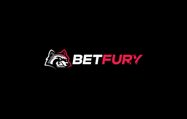 BetFury logo on dark background