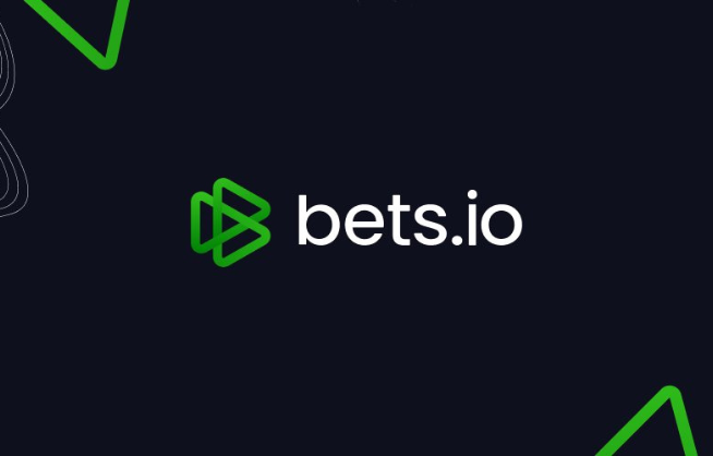 Bets.io logo on dark background