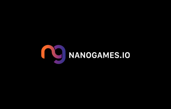 Nanogames logo on dark background