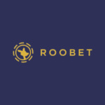 Roobet logo on dark background