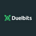 Duelbits logo on dark background
