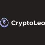 CryptoLeo logo on dark background