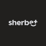 Sherbet logo on dark background