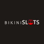 BikiniSlots logo on dark background