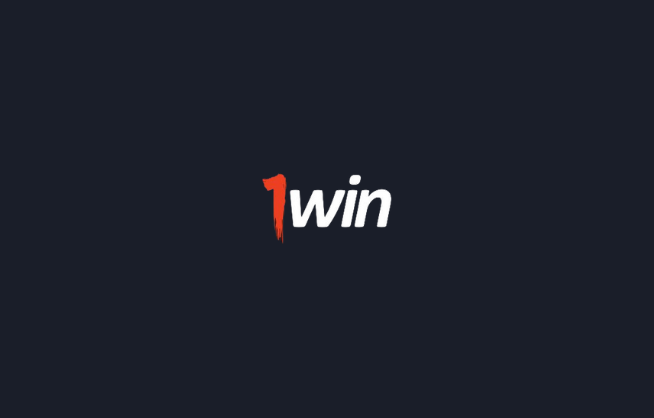 1win logo on dark background