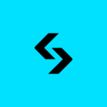 Bitget logo on blue background