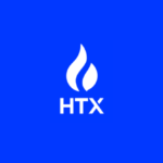 HTX logo on blue background
