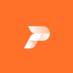 Pionex logo on orange background