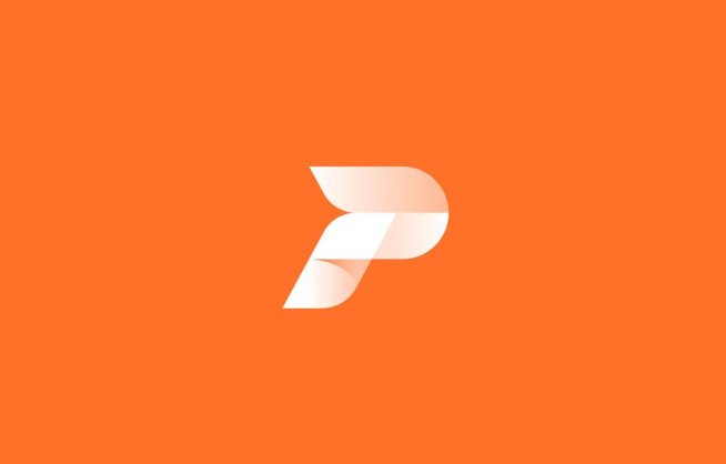 Pionex logo on orange background